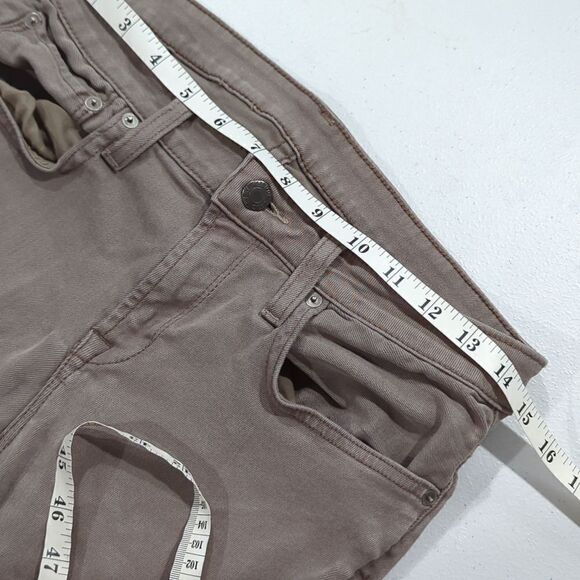 Helmut Lang Womens Jeans Beige Ankle Zipper Skinny Jeans Size 31 - Picture 12 of 14